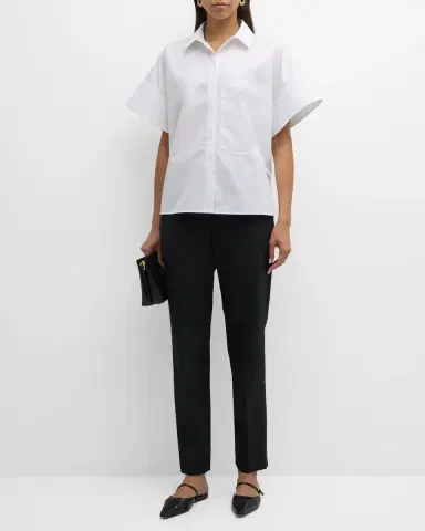 Co Boxy Short-Sleeve Collared Shirt | Thumbnail 2