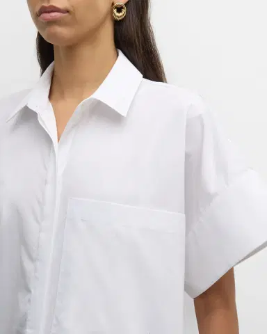 Co Boxy Short-Sleeve Collared Shirt | Thumbnail 5