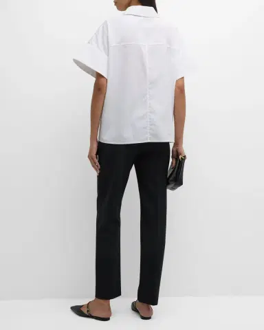 Co Boxy Short-Sleeve Collared Shirt | Thumbnail 6