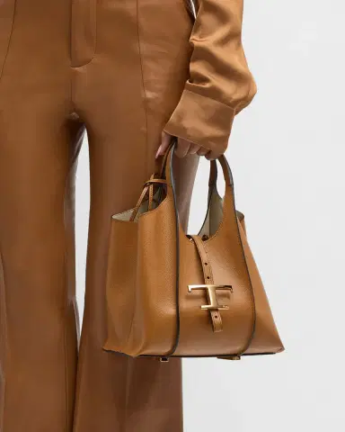 Tod's Mini Leather T Timeless Tote Shopping Bag | Thumbnail 2 Tod's Mini Leather T Timeless Tote Shopping Bag | Thumbnail 2