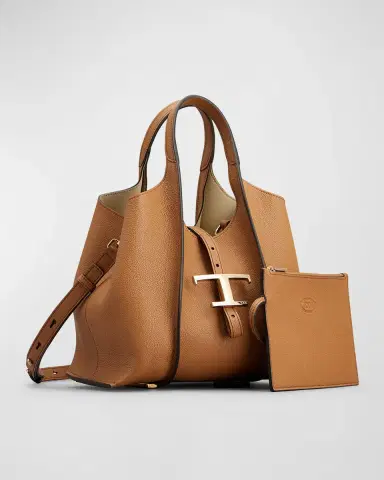 Tod's Mini Leather T Timeless Tote Shopping Bag | Thumbnail 6 Tod's Mini Leather T Timeless Tote Shopping Bag | Thumbnail 6