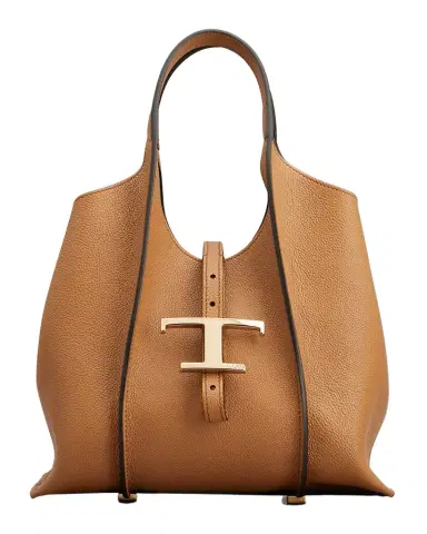 Tod's Mini Leather T Timeless Tote Shopping Bag | Thumbnail 1 Tod's Mini Leather T Timeless Tote Shopping Bag | Thumbnail 1