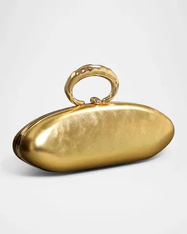 ALEXIS BITTAR Molten Gold Bullet Minaudiere | Thumbnail 4 ALEXIS BITTAR Molten Gold Bullet Minaudiere | Thumbnail 4