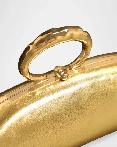 ALEXIS BITTAR Molten Gold Bullet Minaudiere | Thumbnail 5 ALEXIS BITTAR Molten Gold Bullet Minaudiere | Thumbnail 5