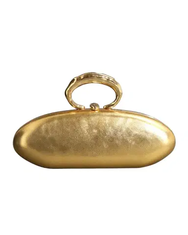 ALEXIS BITTAR Molten Gold Bullet Minaudiere | Thumbnail 1 ALEXIS BITTAR Molten Gold Bullet Minaudiere | Thumbnail 1