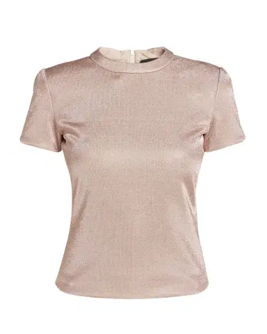 Giorgio Armani Metallic Short-Sleeve Bonded Jersey Tee | Thumbnail 1 Giorgio Armani Metallic Short-Sleeve Bonded Jersey Tee | Thumbnail 1