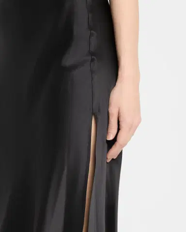 Christine Lingerie Sleeveless Cowl-Neck Silk Nightgown | Thumbnail 5