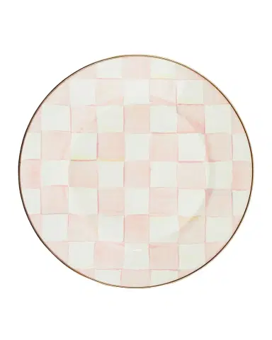 MacKenzie-Childs Rosy Check Enamel Dinner Plate | Thumbnail 1 MacKenzie-Childs Rosy Check Enamel Dinner Plate | Thumbnail 1