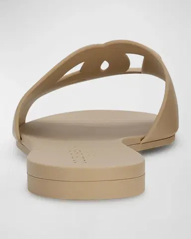 Dolce & Gabbana Cut-Out DG Rubber Sandals | Thumbnail 3