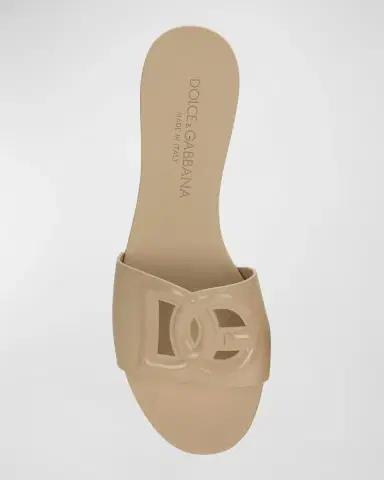 Dolce & Gabbana Cut-Out DG Rubber Sandals | Thumbnail 5