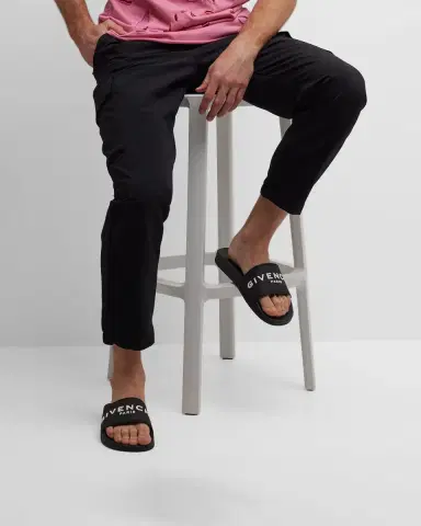 Givenchy Men's Logo Slide Sandals | Thumbnail 2