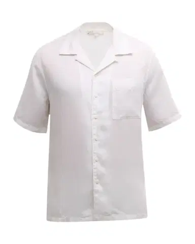 Onia Men's Air Linen Convertible Collar Short-Sleeve Shirt | Thumbnail 1 Onia Men's Air Linen Convertible Collar Short-Sleeve Shirt | Thumbnail 1