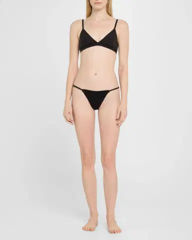 Kiki de Montparnasse Tous Les Jours Stretch Silk G-String | Thumbnail 2 Kiki de Montparnasse Tous Les Jours Stretch Silk G-String | Thumbnail 2