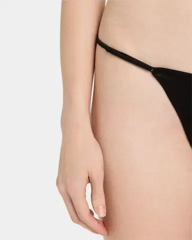 Kiki de Montparnasse Tous Les Jours Stretch Silk G-String | Thumbnail 4 Kiki de Montparnasse Tous Les Jours Stretch Silk G-String | Thumbnail 4