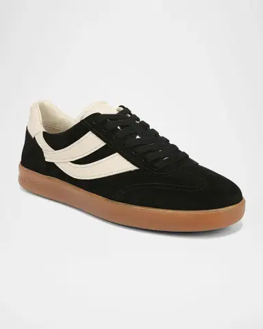 Vince Men's Oasis-M Suede and Leather Low-Top Sneakers | Thumbnail 4