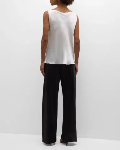 Christine Lingerie Cowl-Neck Silk Tank | Thumbnail 4 Christine Lingerie Cowl-Neck Silk Tank | Thumbnail 4