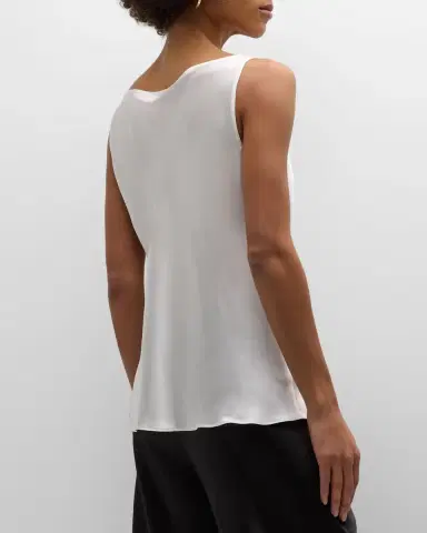 Christine Lingerie Cowl-Neck Silk Tank | Thumbnail 6 Christine Lingerie Cowl-Neck Silk Tank | Thumbnail 6