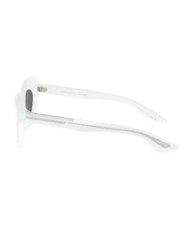 Khaite x Oliver Peoples Bold Acetate Oval Sunglasses