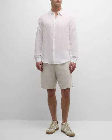 Onia Men's Air Linen Casual Button-Down Shirt | Thumbnail 2 Onia Men's Air Linen Casual Button-Down Shirt | Thumbnail 2