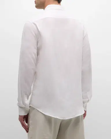 Onia Men's Air Linen Casual Button-Down Shirt | Thumbnail 3 Onia Men's Air Linen Casual Button-Down Shirt | Thumbnail 3