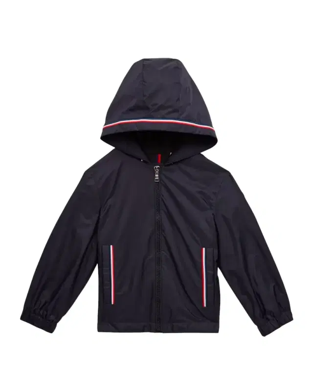 Moncler Boy 's Granduc Tricolor Trim Jacket
