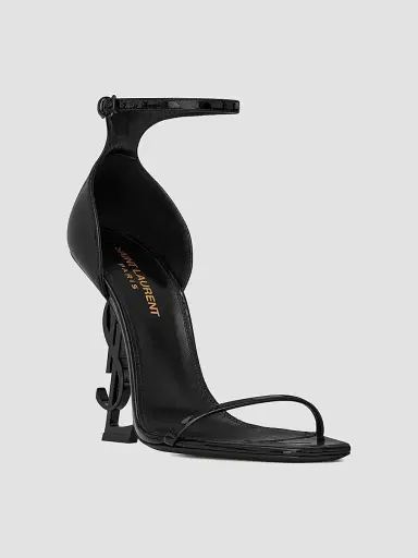 Saint Laurent Women's Opyum Sandals in Patent Leather | Thumbnail 2 Saint Laurent Women's Opyum Sandals in Patent Leather | Thumbnail 2