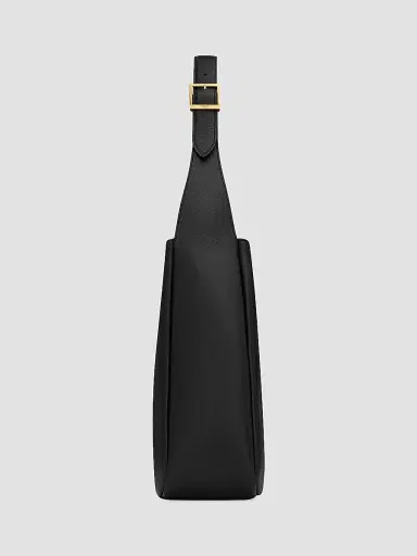 Saint Laurent Women's Le 5 à 7 Supple Large Shoulder Bag in Smooth Leather - Black | Thumbnail 4