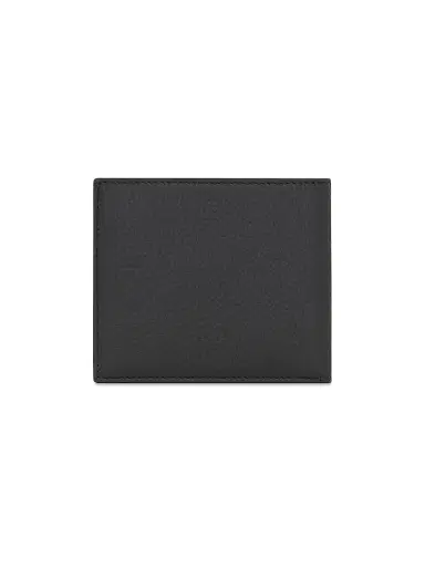 Saint Laurent Men's Tiny Cassandre East-West Wallet in Grained Leather | Thumbnail 3 Saint Laurent Men's Tiny Cassandre East-West Wallet in Grained Leather | Thumbnail 3