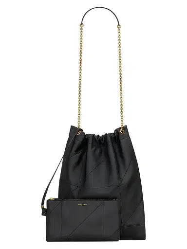 Saint Laurent Women's Jamie 4.3 Pochon in Lambskin Shoulder Bags - Black | Thumbnail 4 Saint Laurent Women's Jamie 4.3 Pochon in Lambskin Shoulder Bags - Black | Thumbnail 4