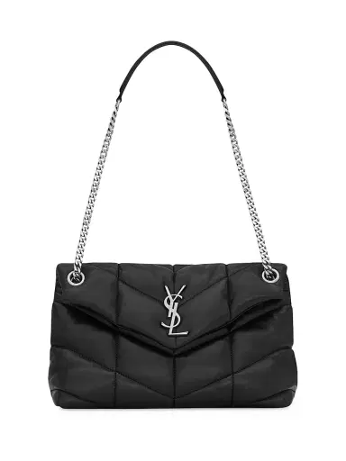 Saint Laurent Women's Puffer Shoulder Bag in Nappa Leather - Nero | Thumbnail 1