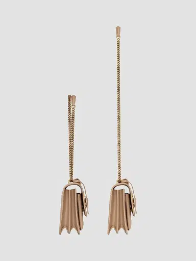 Saint Laurent Women's Sunset Medium Shoulder Bag in Smooth Leather - Dark Beige | Thumbnail 4 Saint Laurent Women's Sunset Medium Shoulder Bag in Smooth Leather - Dark Beige | Thumbnail 4