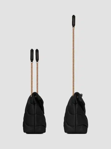 Saint Laurent Women's Puffer in Nappa Leather - Noir | Thumbnail 5