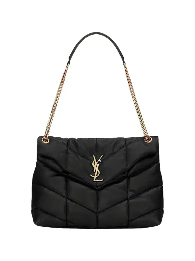 Saint Laurent Women's Puffer  in Nappa Leather - Noir