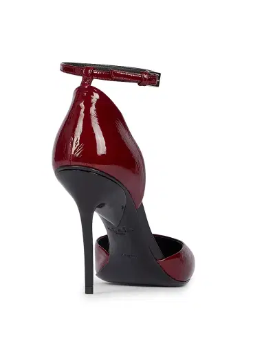 Alaïa Women's 90MM Patent Leather D'Orsay Pumps - Rubis | Thumbnail 3