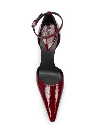 Alaïa Women's 90MM Patent Leather D'Orsay Pumps - Rubis | Thumbnail 4