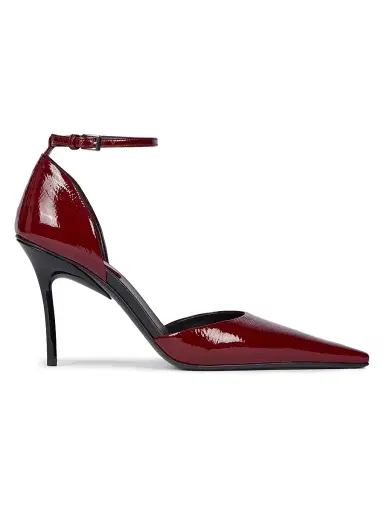 Alaïa Women's 90MM Patent Leather D'Orsay Pumps - Rubis | Thumbnail 1