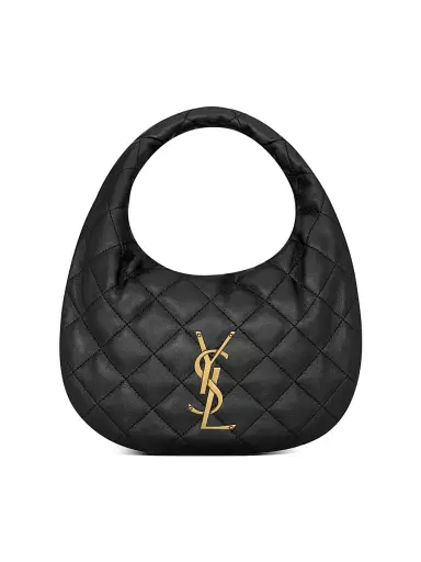 Saint Laurent Women's Icarino Top Handle Bag in Quilted Nappa - Black | Thumbnail 1 Saint Laurent Women's Icarino Top Handle Bag in Quilted Nappa - Black | Thumbnail 1