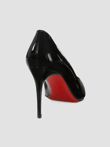 Christian Louboutin Women's Kate 85MM Patent Leather Pumps - Black - Size 7.5 | Thumbnail 2 Christian Louboutin Women's Kate 85MM Patent Leather Pumps - Black - Size 7.5 | Thumbnail 2