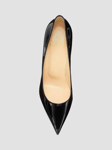Christian Louboutin Women's Kate 85MM Patent Leather Pumps - Black - Size 7.5 | Thumbnail 4 Christian Louboutin Women's Kate 85MM Patent Leather Pumps - Black - Size 7.5 | Thumbnail 4