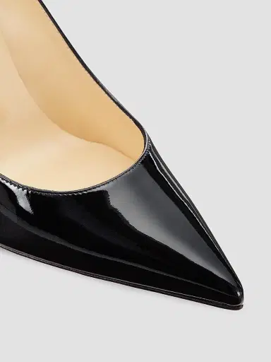 Christian Louboutin Women's Kate 85MM Patent Leather Pumps - Black - Size 7.5 | Thumbnail 5 Christian Louboutin Women's Kate 85MM Patent Leather Pumps - Black - Size 7.5 | Thumbnail 5