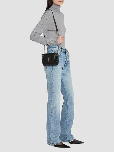 Saint Laurent Women's Mini Nolita In Lambskin | Thumbnail 2 Saint Laurent Women's Mini Nolita In Lambskin | Thumbnail 2