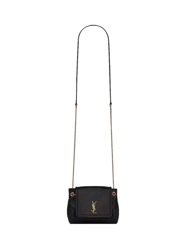 Saint Laurent Women's Mini Nolita In Lambskin - Black