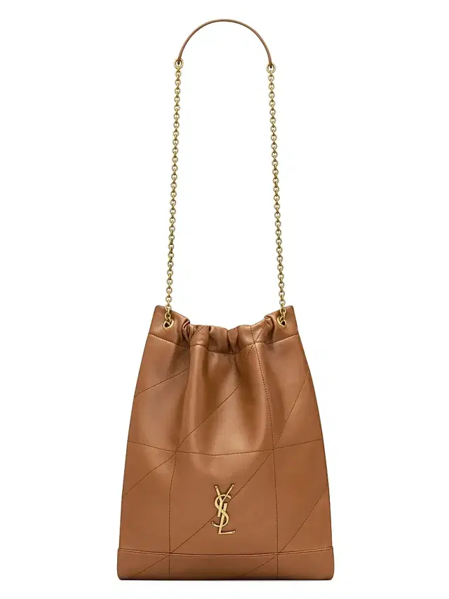 Women's Jamie 4.3 Pochon in Lambskin Shoulder Bags - Brown