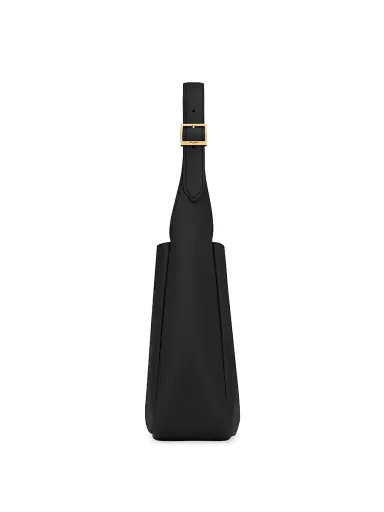 Saint Laurent Women's Le 5 à 7 Supple Small Shoulder Bag in Grained Leather - Black | Thumbnail 4
