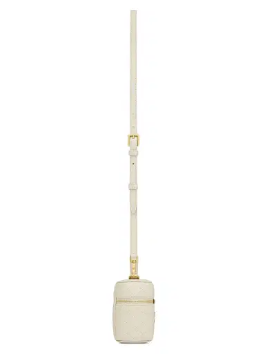 Saint Laurent Women's Gaby Mini Vanity Bag in Lambskin - Blanc Vintage | Thumbnail 6