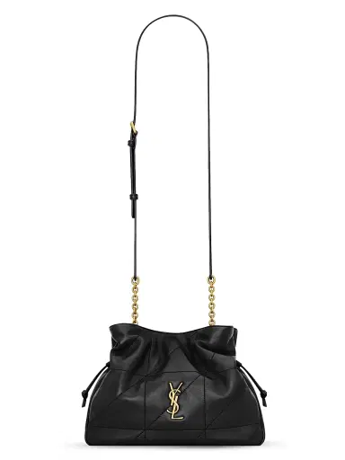 Saint Laurent Women's Jamie Shoulder Bag in Lambskin Leather - Black | Thumbnail 1 Saint Laurent Women's Jamie Shoulder Bag in Lambskin Leather - Black | Thumbnail 1