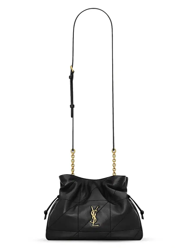 Saint Laurent Women's Jamie Shoulder Bag in Lambskin Leather - Black