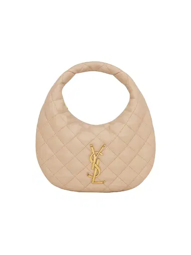 Saint Laurent Women's Icarino Top Handle Bag in Quilted Nappa - Dark Beige | Thumbnail 1 Saint Laurent Women's Icarino Top Handle Bag in Quilted Nappa - Dark Beige | Thumbnail 1