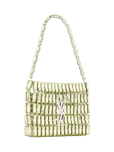 Saint Laurent Women's Micro Evening Bag in Crystals | Thumbnail 2