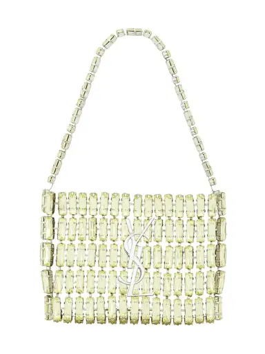 Saint Laurent Women's Micro Evening Bag in Crystals | Thumbnail 1